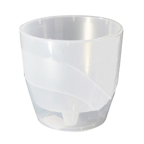 Кашпо пласт ГРАЦИЯ  1_2л прозрачное _20