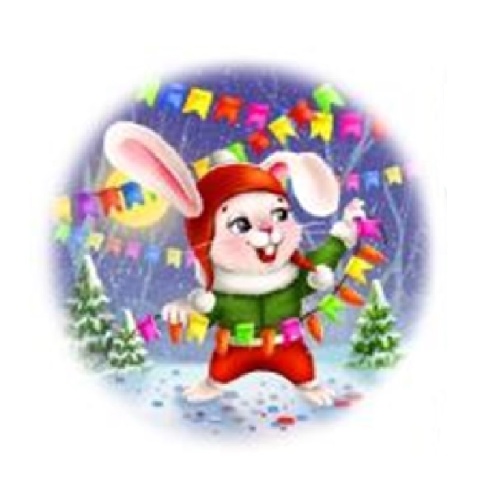 Шар  85мм 1шт ЗАЙКА 14 _1