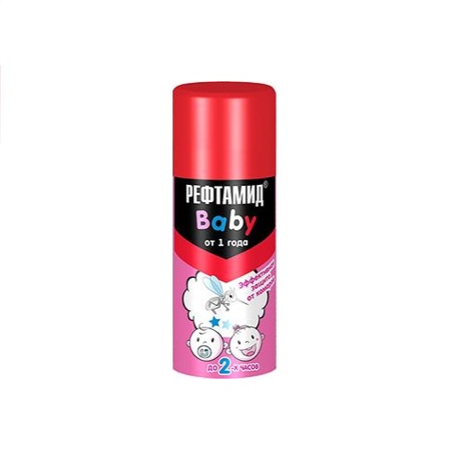 Аэрозоль от комар РЕФТАМИД для всей семьи Baby  100мл _15
