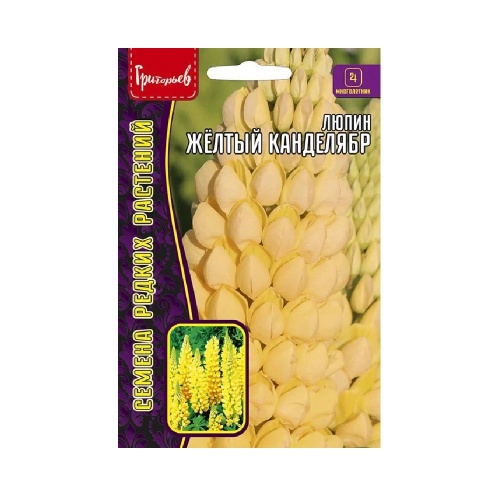 Люпин Жёлтый Канделябр многолетний  14шт_10