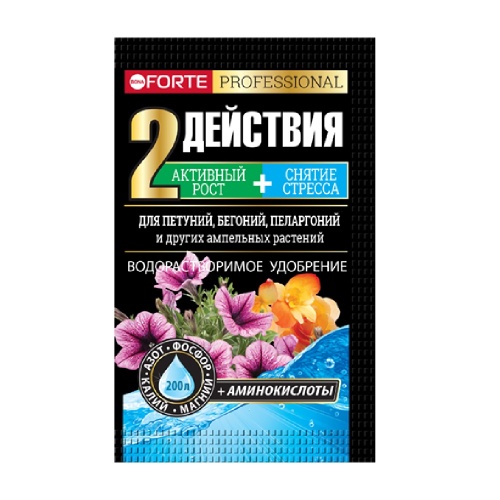 Удоб BONA FORTE для петуний_ бегоний_ пеларгоний и др.ампельных 100г _10_30