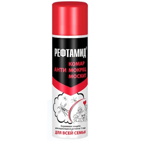 Аэрозоль от комар РЕФТАМИД для всей семьи 145мл _24