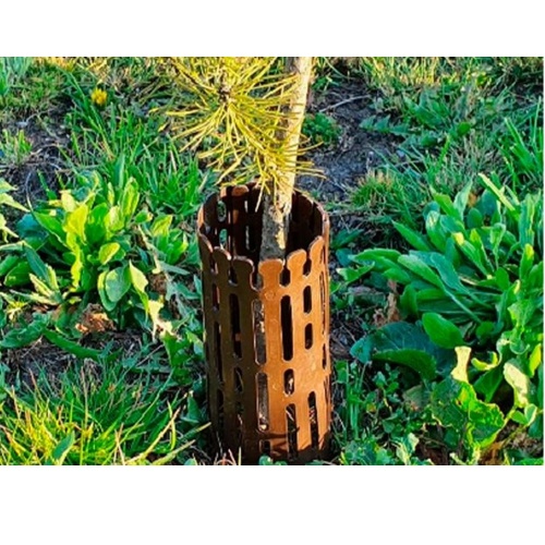 Защитно-декоративное ограждение_ цвет коричневый 4 шт_1