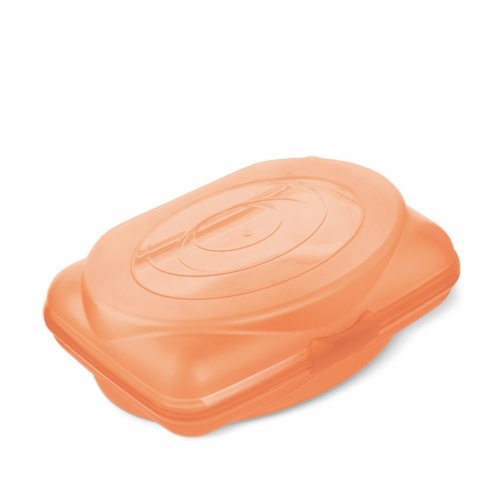 Контейнер ланч-бокс Пранзо 1_5л оранжевый  _12						