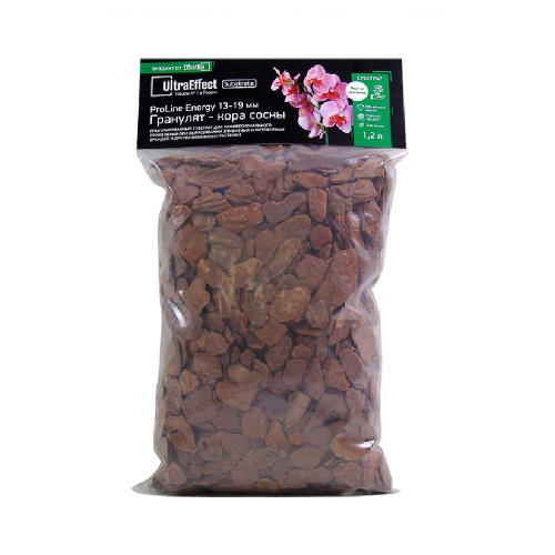 Субстрат UltraEffect ProLine Гранулянт из сосновой коры Energy 13-19mm 1_2л _20
