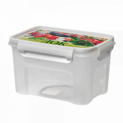 Контейнер для СВЧ 1_1л Лок прямоугольный декор _36