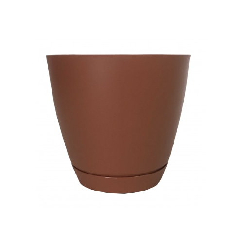 Горшок пласт КАМЕЯ 2_2л терракот _56