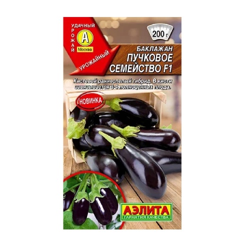 Баклажан Пучковое семейство F1 0_1 гр_10