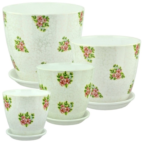 Горшок керам Бутон ДЕКУПАЖ (53) 2л  (4) _2