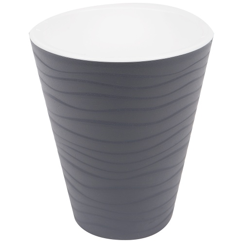 Горшок пласт ВАЛЕНСИЯ  2_8л антрацит _6