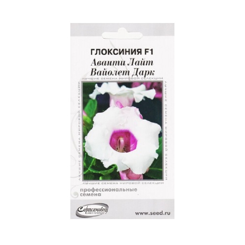 Глоксиния Аванти Лайт Вайолет Дарк 5шт _10