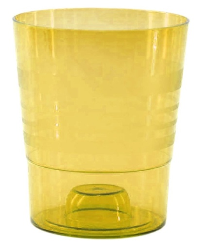 Кашпо пласт ЛИЛИЯ д_орхидей 1_3л янтарный  _30