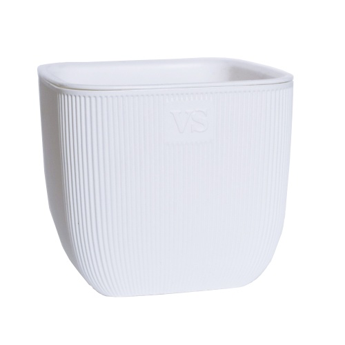 Горшок пласт Фабио VipSet  1_95 л белый  _8