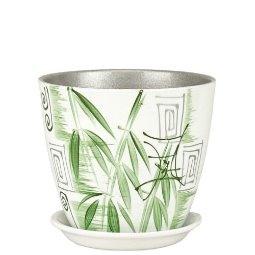 Горшок керам Бутон Бамбук Роспись 2л  _6