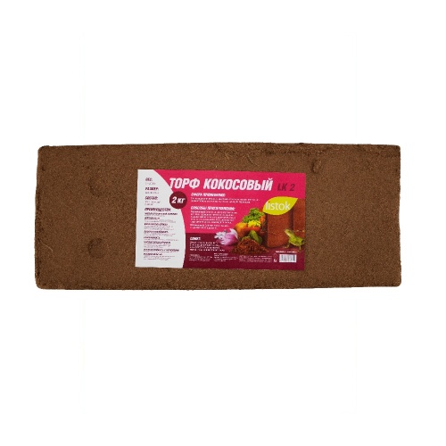 Торф кокосовый LISTOK 2 кг в брикетах  _600