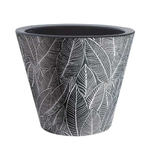 Кашпо пласт ДЕКОР ДЖАНГЛ 3л антрацит _8