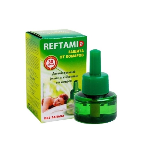 Жидкость от комар РЕФТАМИД КОМАР 30ночей б_запаха 20мл_24