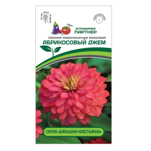 Цинния Абрикосовый Джем F1  5шт_10