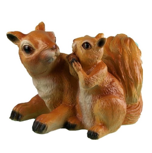 Фигура садовая БЕЛКА С БЕЛЬЧОНКОМ _ 1