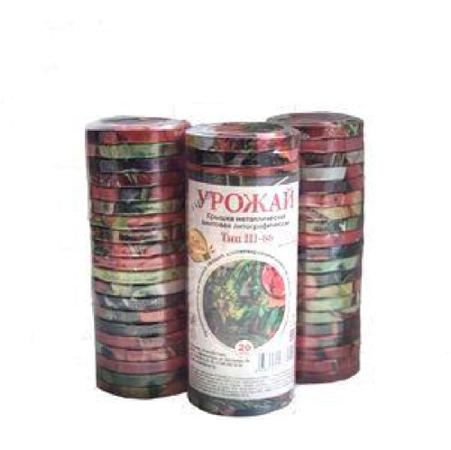 Крышка винтовая ТВИСТ-ОФФ УРОЖАЙ  Ассорти 20 шт. d - 66 _20