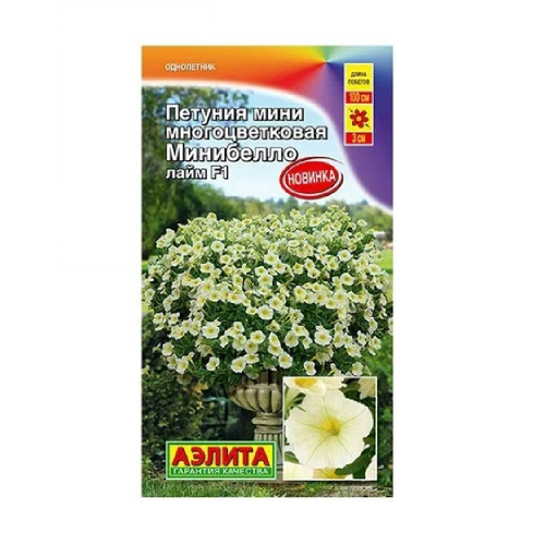 Петуния Минибелло лайм F1 многоцветковая 5шт  _10