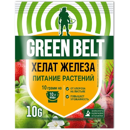 Удоб ГРИН БЭЛТ Хелат железа 10 гр _100