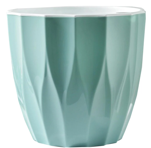 Кашпо пласт ФЛЮТЕ 1_9л нефрит  _12