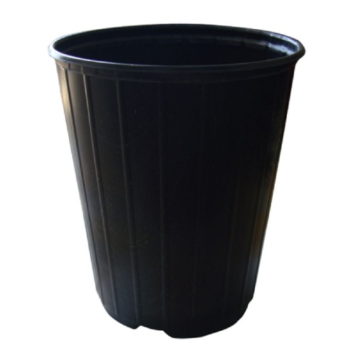 Горшок д_рассады  4_0л  черный круглый _170