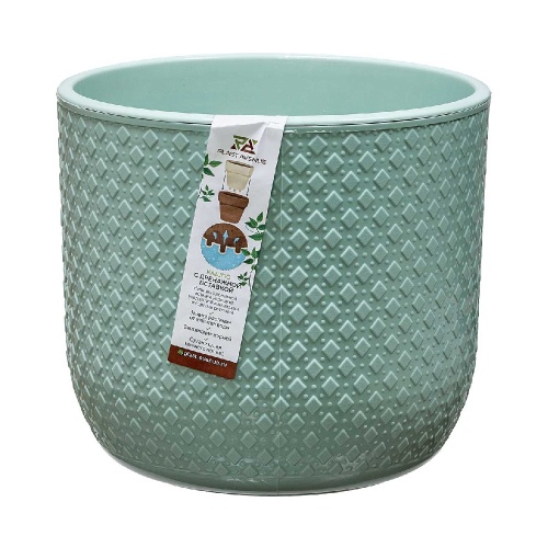 Кашпо пласт КЛЕВЕР 4_5л нефритовый _8