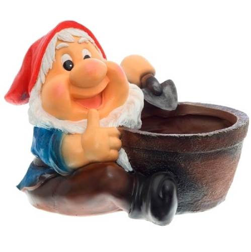 Фигура садовая ГНОМ С ЛОПАТОЙ КАШПО  _3