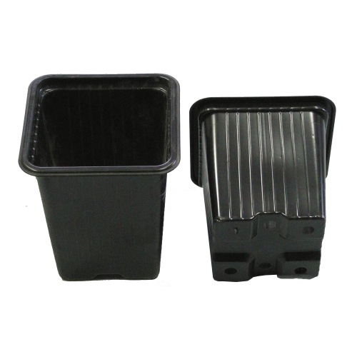Горшок д_рассады  0_23л черный квадрат (7_7_8см) _40_1800