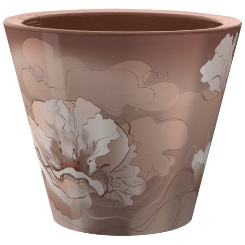 Кашпо пласт НЕЖНОСТЬ 5л мокко _10