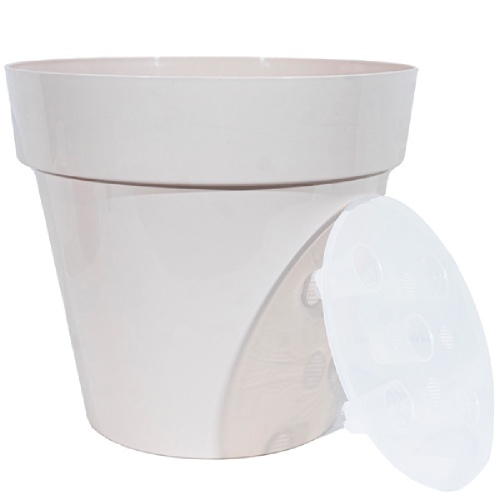 Кашпо пласт ПОРТО 15л жемчуг  _5