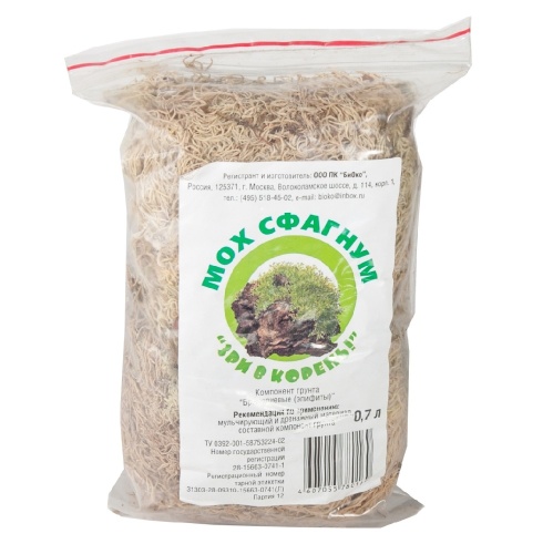 Мох сфагнум 0_7л  _25