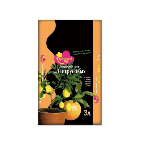 Грунт БХЗ Цветочный Рай д_Цитрусовых 3л _6_504