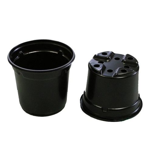 Горшок д_рассады  0_50л  круглый черный (11_8_5 см) _30_540