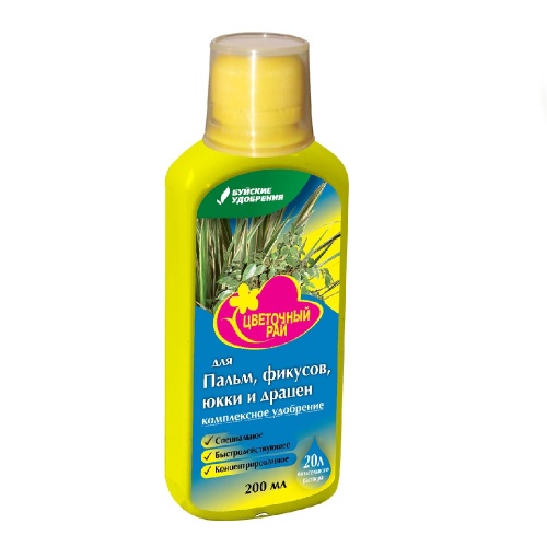 Удоб БХЗ _Цветочный рай_ для пальм_ фикусов_ юкки и драцен 0_2л  _12