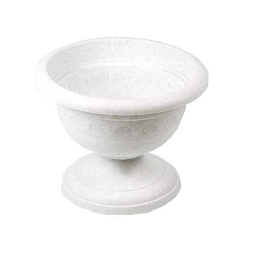 Горшок пласт вазон Колывань низкий 2л мрамор  _18