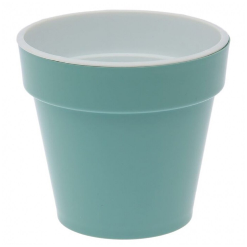 Кашпо пласт ПОРТО  1л нефритовое _15