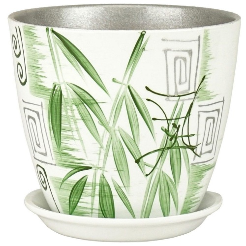 Горшок керам Бутон Бамбук Роспись 5_4л _2
