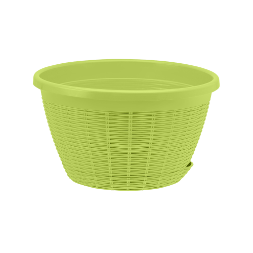 Кашпо пласт КОРЗИНКА подвесной 4_5л фисташковый _20