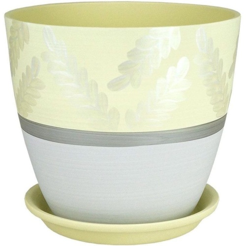 Горшок керам Бутон Дижон желт. 5_4л.  _2