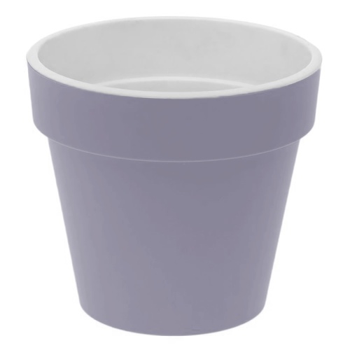 Кашпо пласт ПОРТО  9л серый шёлк  _4