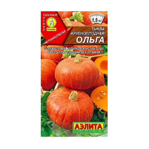 Тыква Ольга крупноплодная 2гр _10