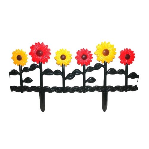 Заборчик LISTOK декоративный ЦВЕТЫ _24