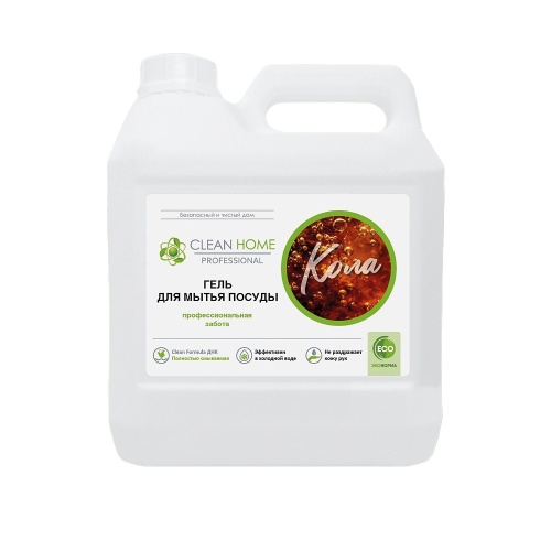 Гель д_мытья посуды CleanHome COLA  3л
