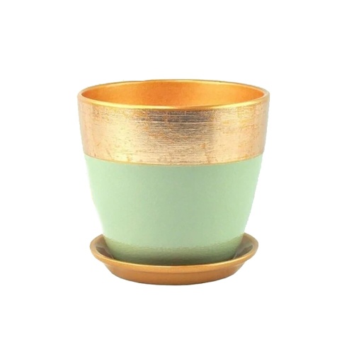 Горшок керам Бутон Валенсия малахит (121) 5_4л. (4)  _2