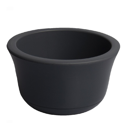Горшок пласт ОМЕГА 2_4л серый муссон-антрацит _16