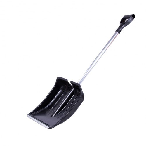 Лопата снег пластм. 350_350 ЗИМА АВТО с ал._чер. V-ручк. _5