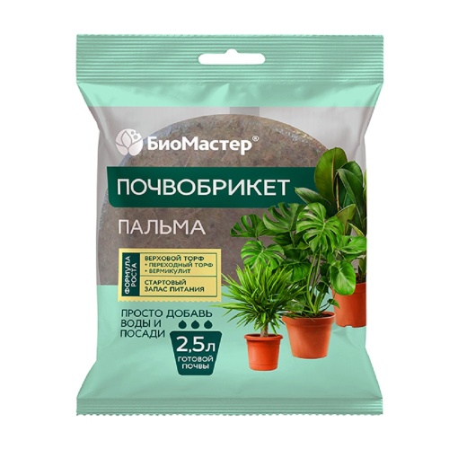 Почвобрикет БиоМастер Пальма 2_5л  _33